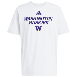 adidas College Wordmark Short Sleeve T-Shirt - Men's - White