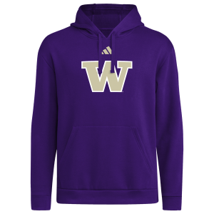 adidas College Logo Hoodie - Men's - Purple