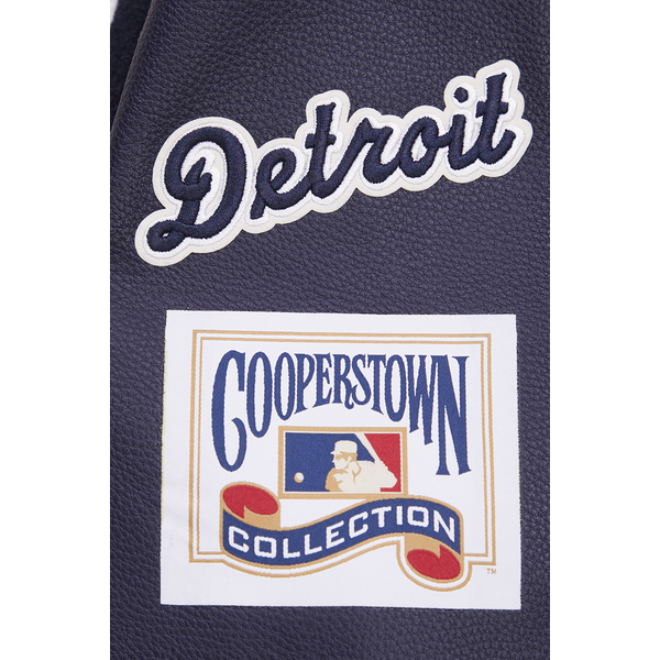 Pro Standard Detroit Tigers Retro Classic Wool Varsity Jacket - Men's - Eggshell/Midnight Navy - Image 5