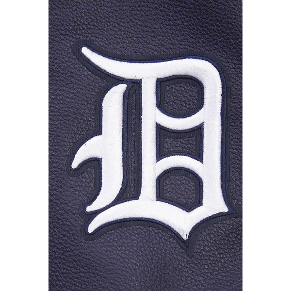 Pro Standard Detroit Tigers Retro Classic Wool Varsity Jacket - Men's - Eggshell/Midnight Navy - Image 10