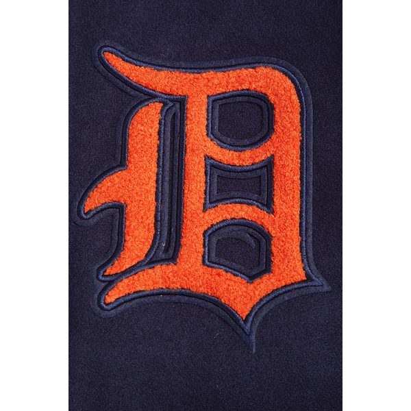 Pro Standard Detroit Tigers Retro Classic Wool Varsity Jacket - Men's - Midnight Navy/Orange/Midnight Navy - Image 5