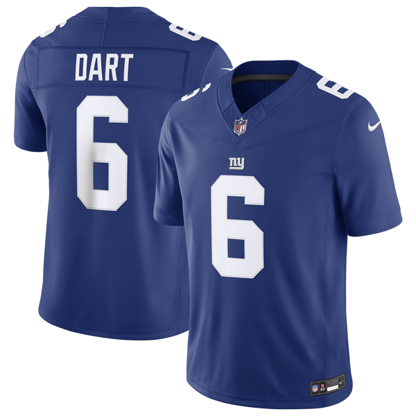 Nike Jaxson Dart Giants Limited Jersey - Men's - Rush Blue