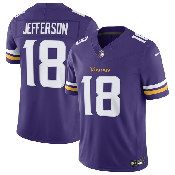 Nike Justin Jefferson Vikings Limited Jersey - Men's - Court Purple