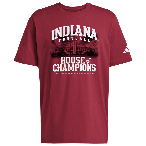 adidas NCAA Ind Uni House Of Champions T-Shirt - Men's - Red