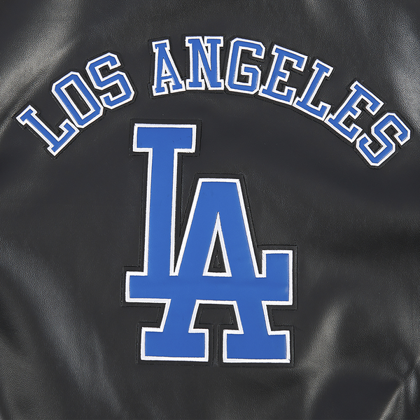 Pro Standard Los Angeles Dodgers City Signature Varsity Jckt - Men's - Black/White - Image 5