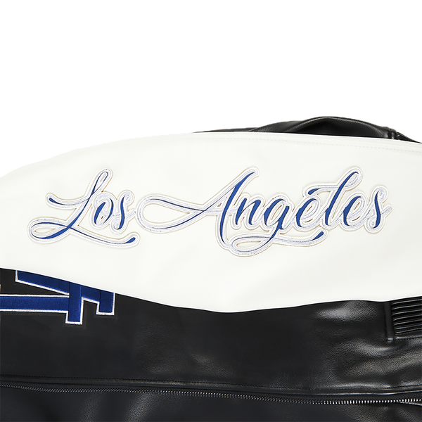 Pro Standard Los Angeles Dodgers City Signature Varsity Jckt - Men's - Black/White - Image 6