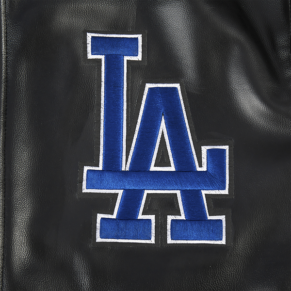 Pro Standard Los Angeles Dodgers City Signature Varsity Jckt - Men's - Black/White - Image 9
