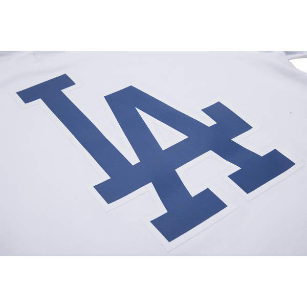Pro Standard Los Angeles Dodgers Logo Classic Mesh Taping Tee - Men's - White - Image 8