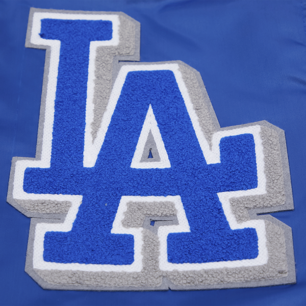 Pro Standard Los Angeles Dodgers Mash Up Rib Satin Jacket - Men's - Dodger Blue - Image 10