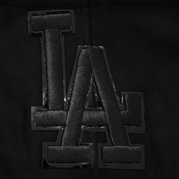 Pro Standard Los Angeles Dodgers Triple Black Dk PO Hoodie - Men's - Image 5