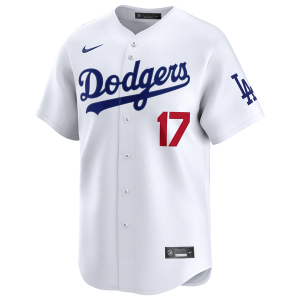 Nike Limited Jersey Dodgers Home Japanese Player - Men's - White - Image 3