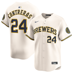 Nike MLB Milwaukee Brewers Home Limited Jersey - Men's - Wheat