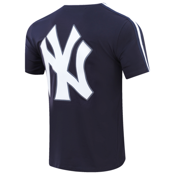 Pro Standard New York Yankees Logo Classic Mesh Taping Shirt - Men's - Midnight Navy - Image 4