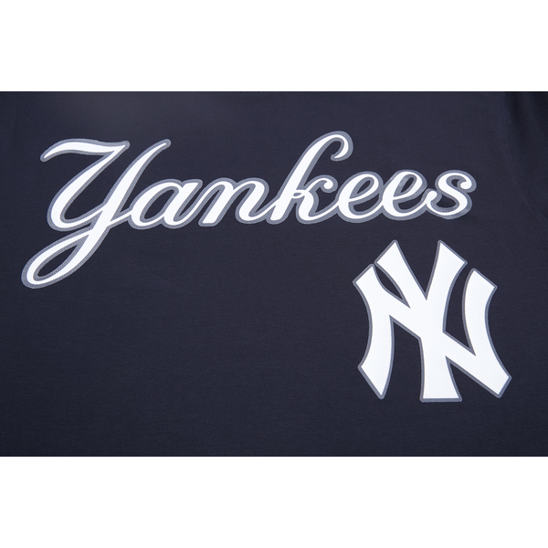 Pro Standard New York Yankees Logo Classic Mesh Taping Shirt - Men's - Midnight Navy - Image 5