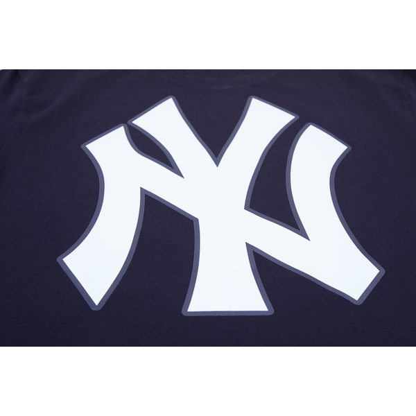 Pro Standard New York Yankees Logo Classic Mesh Taping Shirt - Men's - Midnight Navy - Image 8
