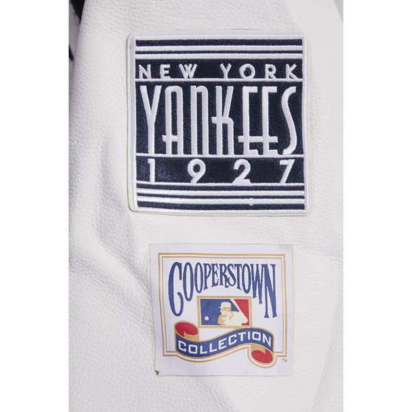 Pro Standard New York Yankees Retro Clssc Wool Varsity Jacket - Men's - Midnight Navy/White - Image 5