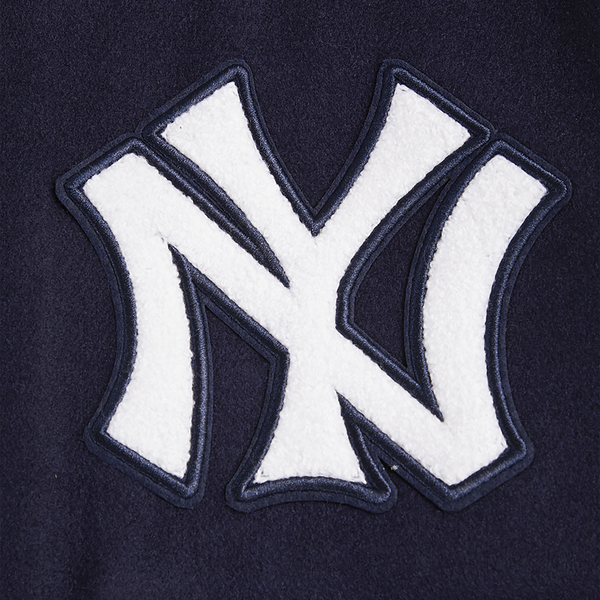 Pro Standard New York Yankees Retro Clssc Wool Varsity Jacket - Men's - Midnight Navy/White - Image 9