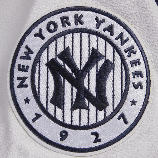 Pro Standard New York Yankees Retro Clssc Wool Varsity Jacket - Men's - Midnight Navy/White - Image 10