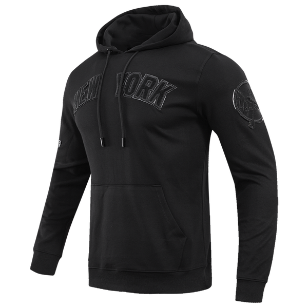 Pro Standard New York Yankees Triple Black Dk PO Hoodie - Men's - Image 5