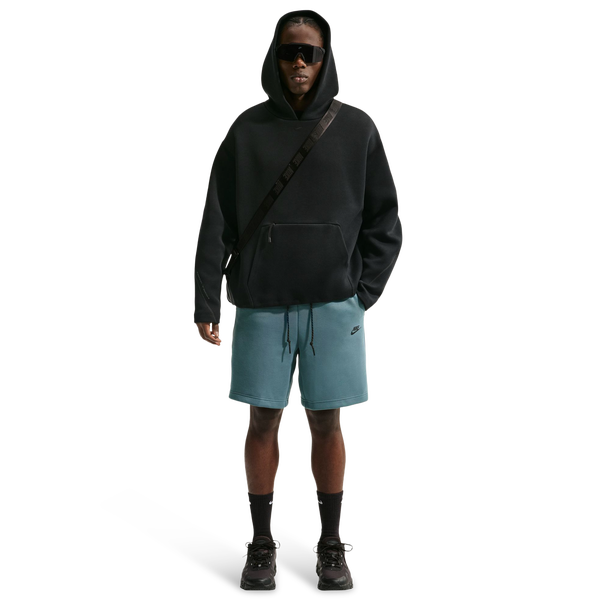 Nike Tech Fleece Shorts - Men's - Black/Mineral Slate - Image 3