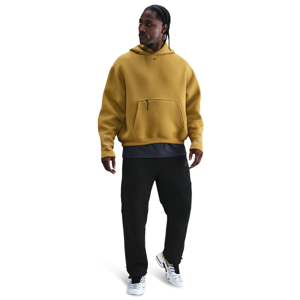 Nike Tech Fleece Open Hem Pants - Men's - Black/Black