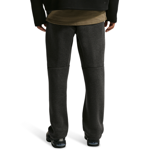 Nike Tech Fleece Open Hem Pants - Men's - Black Heather/Black - Image 2