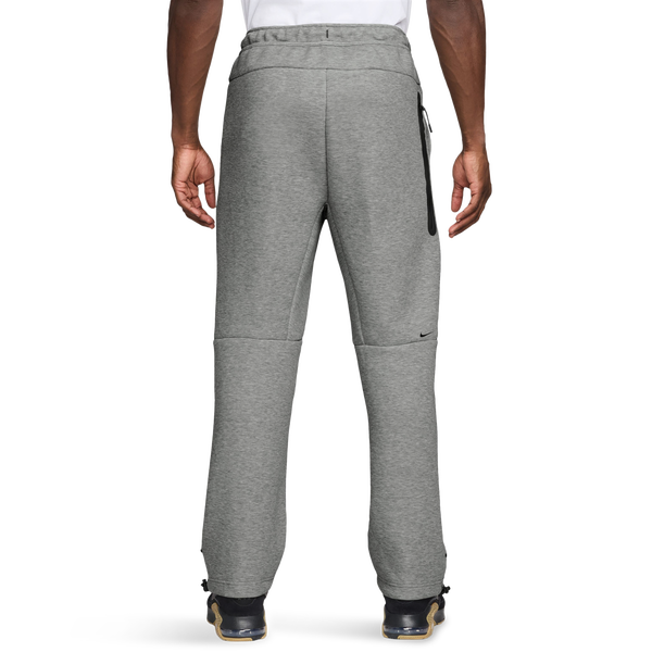 Nike Tech Fleece Open Hem Pants - Men's - Black/Dark Grey Heather - Image 2
