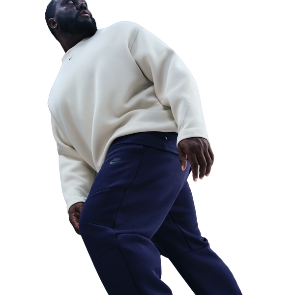 Nike Tech Fleece Open Hem Pants - Men's - Obsidian/Black - Image 3