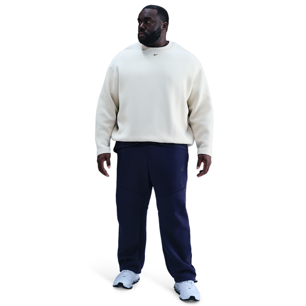 Nike Tech Fleece Open Hem Pants - Men's - Obsidian/Black - Image 5