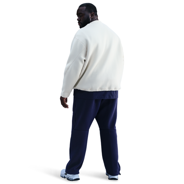 Nike Tech Fleece Open Hem Pants - Men's - Obsidian/Black - Image 6