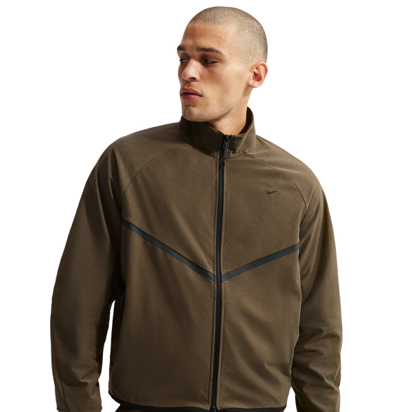 Nike Tech Shori Knit Track Jacket - Men's - Black/Dark Hazel