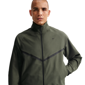 Nike Tech Shori Knit Track Jacket - Men's - Cargo Khaki/Black