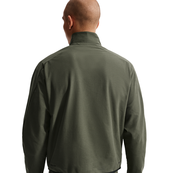 Nike Tech Shori Knit Track Jacket - Men's - Cargo Khaki/Black - Image 2