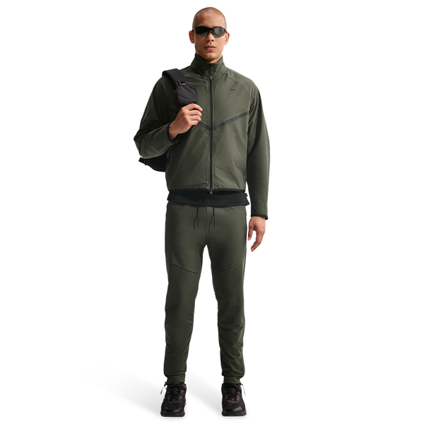 Nike Tech Shori Knit Track Jacket - Men's - Cargo Khaki/Black - Image 3