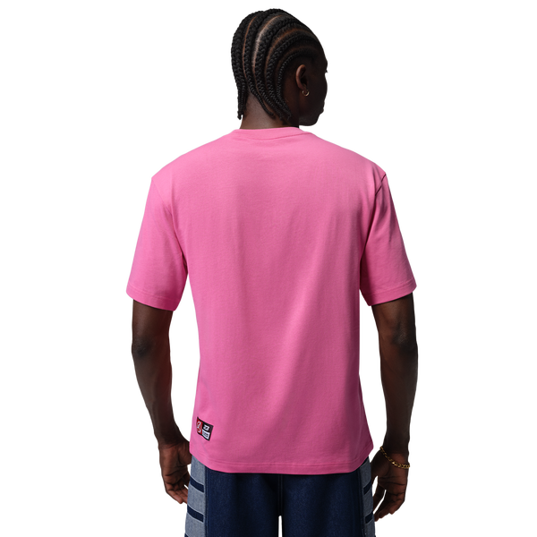 Jordan Flight Club Short Sleeve Crew - Men's - Pink/Red - Image 2