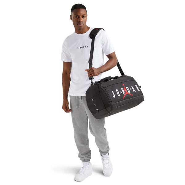 Jordan Velocity Duffel Medium - Adult - Black/Red/White - Image 7