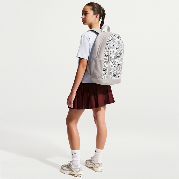 Nike Elemental Backpack - Adult - Moon Particle/Moon Particle/White - Image 8