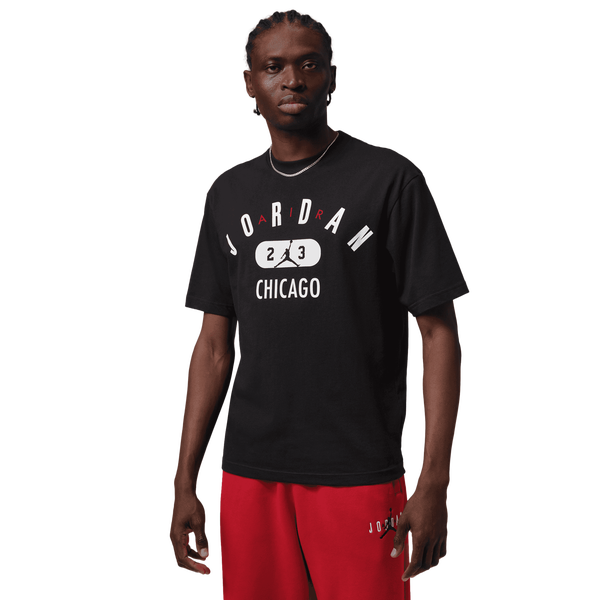 Jordan Chicago City Short Sleeve Crew - Men's - Black/White