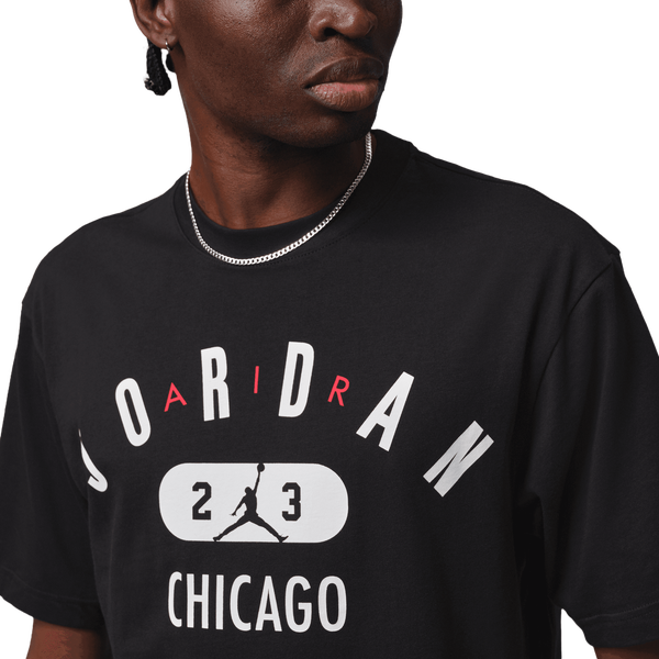 Jordan Chicago City Short Sleeve Crew - Men's - Black/White - Image 3