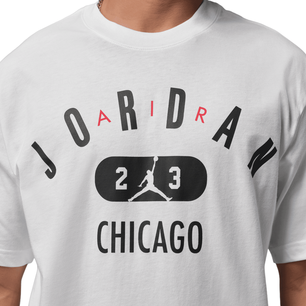 Jordan Chicago City Short Sleeve Crew - Men's - White/Black - Image 4