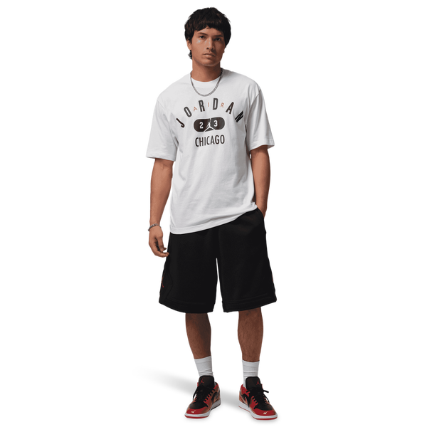 Jordan Chicago City Short Sleeve Crew - Men's - White/Black - Image 5