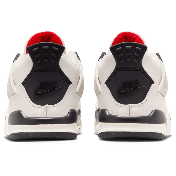 Jordan Retro 4 - Boys' Toddler - White/Red/Black - Image 3