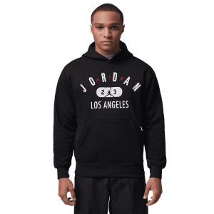 Jordan Los Angeles City Fleece Pullover - Men's - Black/White