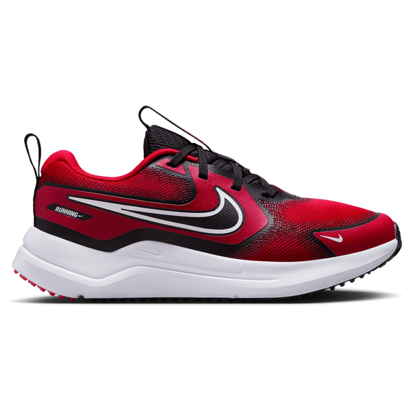 Nike Cosmic Runner - Boys' Grade School - Black/White/University Red