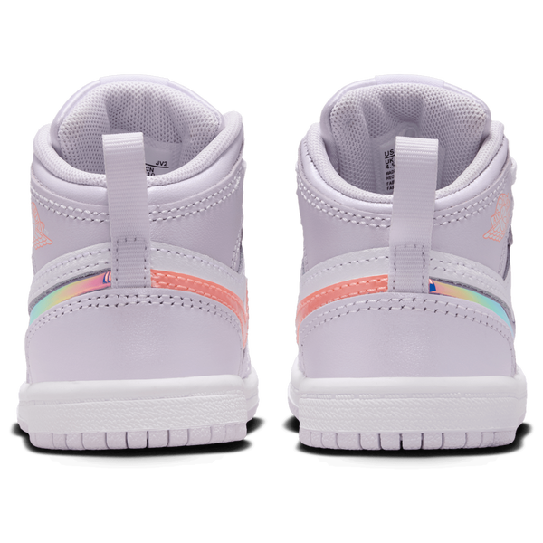 Jordan 1 Mid SE Fem - Girls' Toddler - Barely Grape/Atomic Pink - Image 3