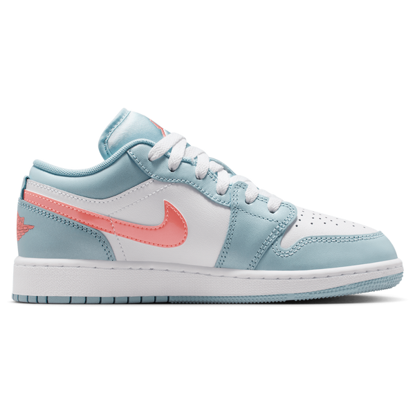 Jordan Air Jordan 1 Low SE - Girls' Grade School - Atomic Pink/White/Ocean Bliss