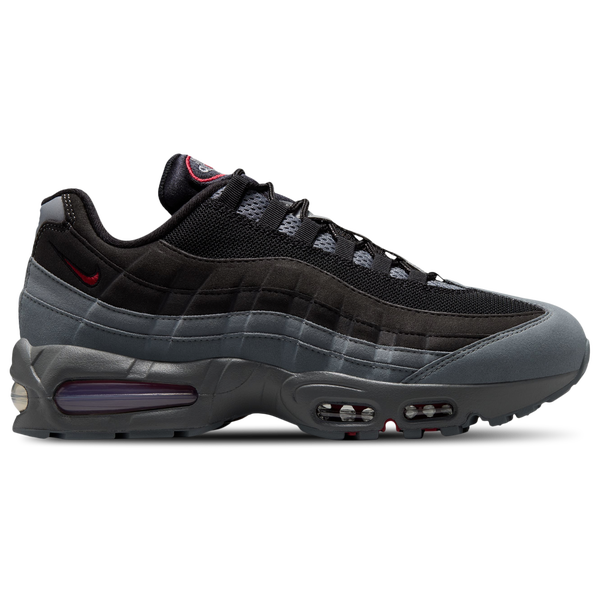 Nike Air Max 95 Big Bubble - Men's - Tough Red/Smoke Grey/Black