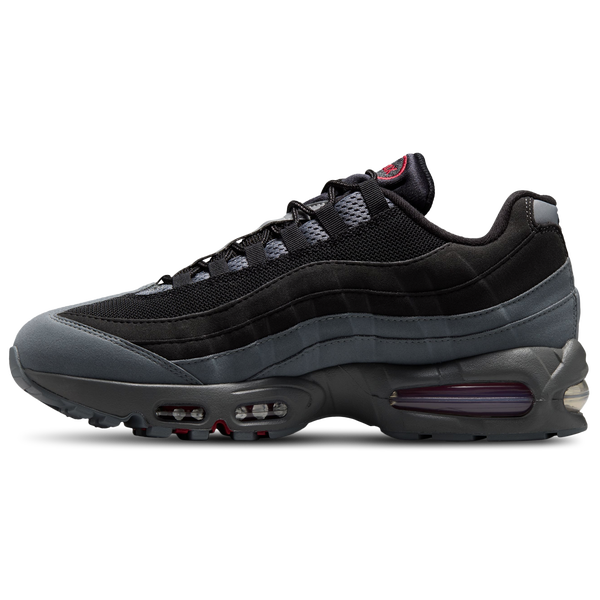 Nike Air Max 95 Big Bubble - Men's - Tough Red/Smoke Grey/Black - Image 2