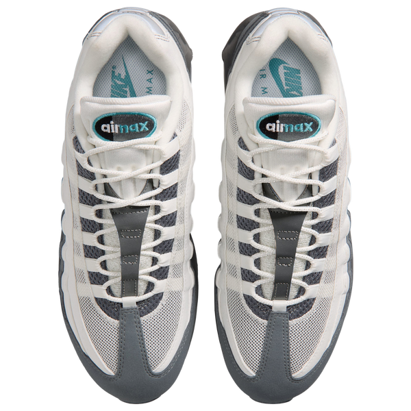Nike Air Max 95 Big Bubble - Men's - Summit White/Dusty Cactus/Smoke Grey - Image 4