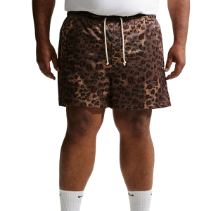 Nike Leopard Dri-FIT SI PRC Mesh 5 Inch Shorts - Men's - Lt British Tan/Flax/Pale Ivory